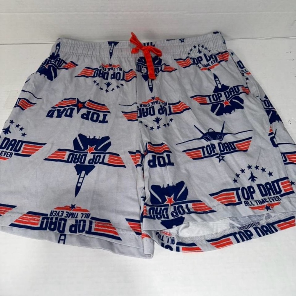 Mad Engine Top Dad Shorts Mens Medium Lounge Pajama Father's Day Gift Dad Shorts